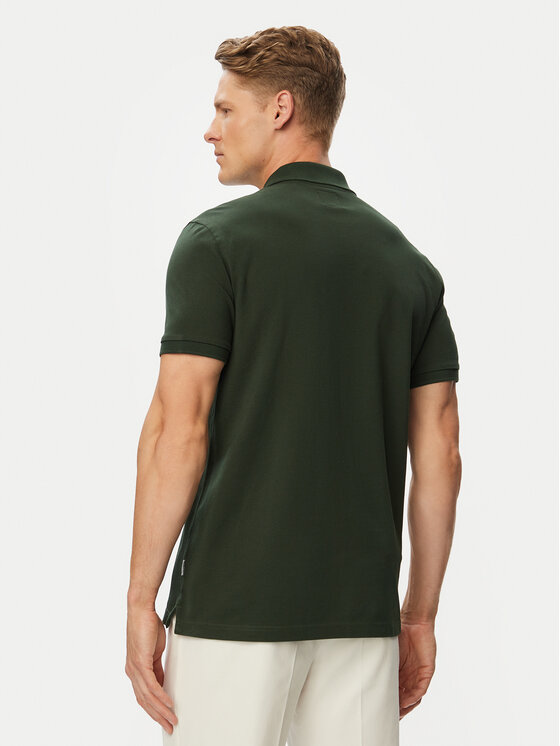 Beverly Hills Polo Club Beverly Hills Polo Club Поло P-SS26M-P42560 Темно-зелений Regular Fit