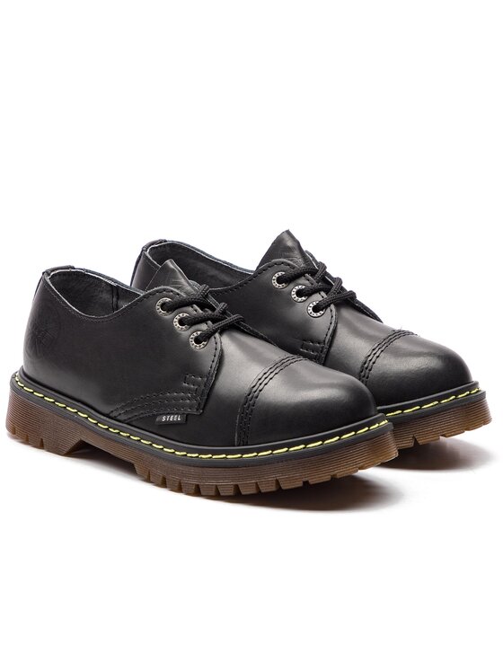 Steel Botas de combate Steel 101/AL/B Negro
