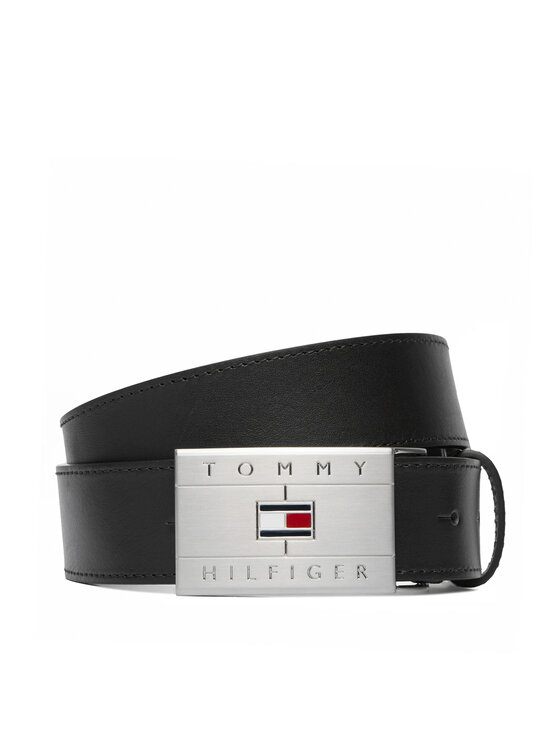 Tommy Hilfiger Curea Tommy Hilfiger Th Flag Plaque Belt AM0AM14322 Maro