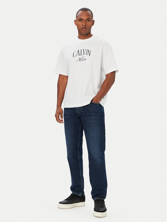 Calvin Klein Jeans Calvin Klein Jeans Camiseta Seasonal Graphic LV04RH813G Blanco Relaxed Fit