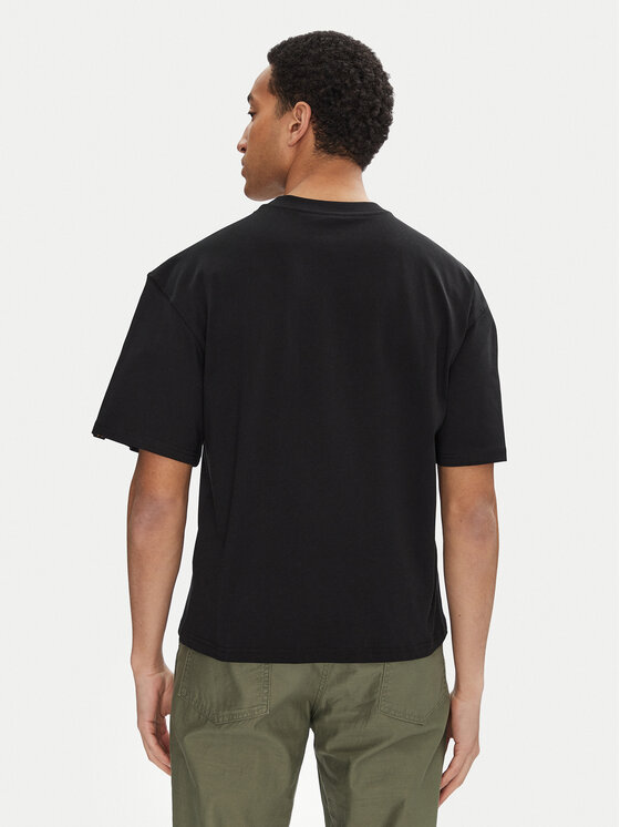 Alpha Industries Alpha Industries Póló College 146501 Fekete Relaxed Fit