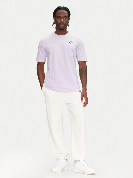 adidas adidas Camiseta Lounge Slides Graphic Pocket JM0375 Violeta Regular Fit