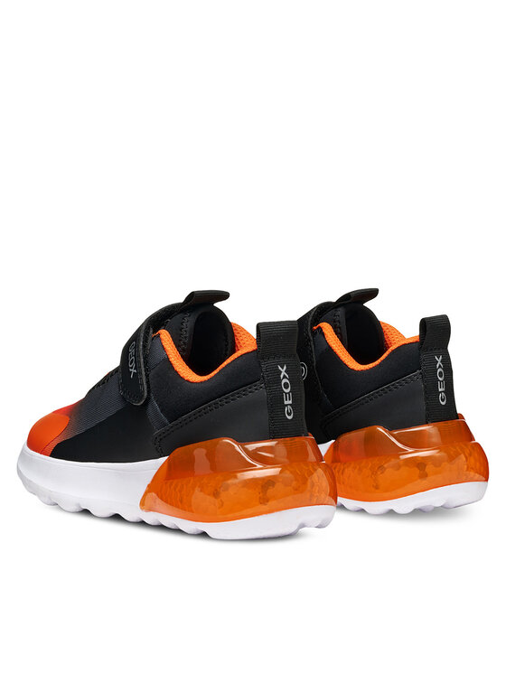 Geox Sneakers Geox J Activart Illuminus Boy J56LYA 02A9J C0038 D Portocaliu