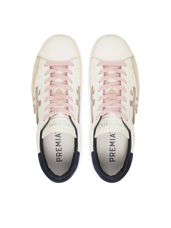Premiata Sneakersy Premiata Stevend Var 7602 Biela