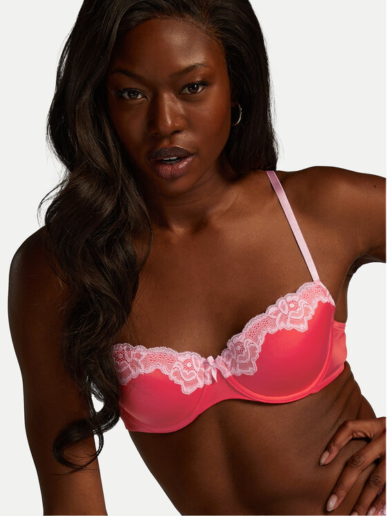 Hunkemöller Hunkemöller Бюстгальтер з підкладкою Lace & Shine 204610 Червоний