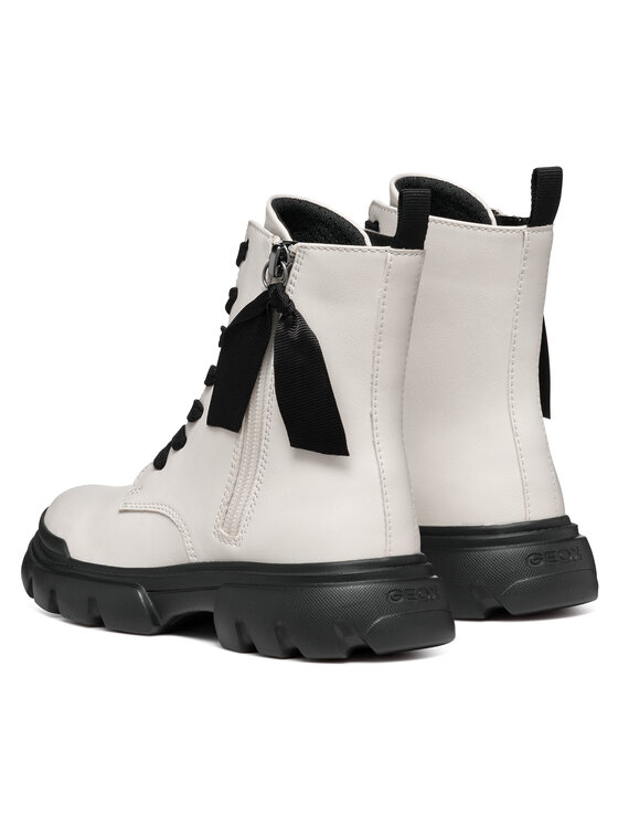 Geox Ботуши Geox J Junette Girl J36HVG 000BC C1M9B S Екрю
