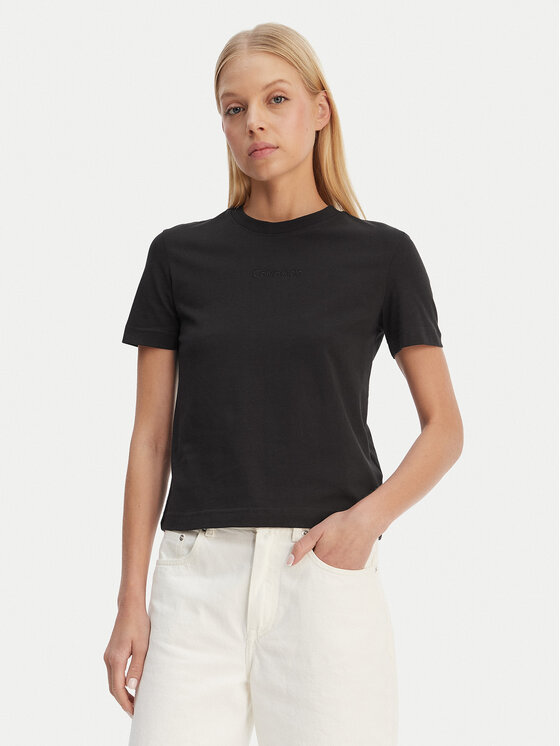 Calvin Klein Calvin Klein Camiseta LV044C905G Negro Regular Fit