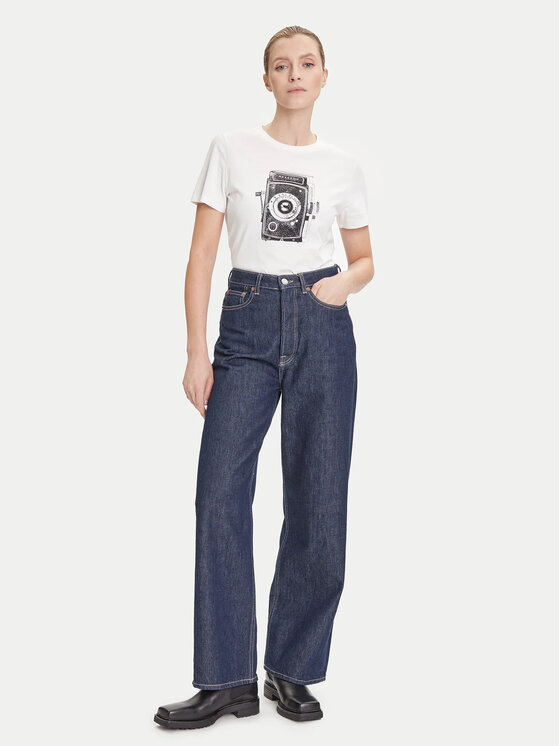 Weekend Max Mara Weekend Max Mara Футболка Guglia 2525976031 Білий Regular Fit