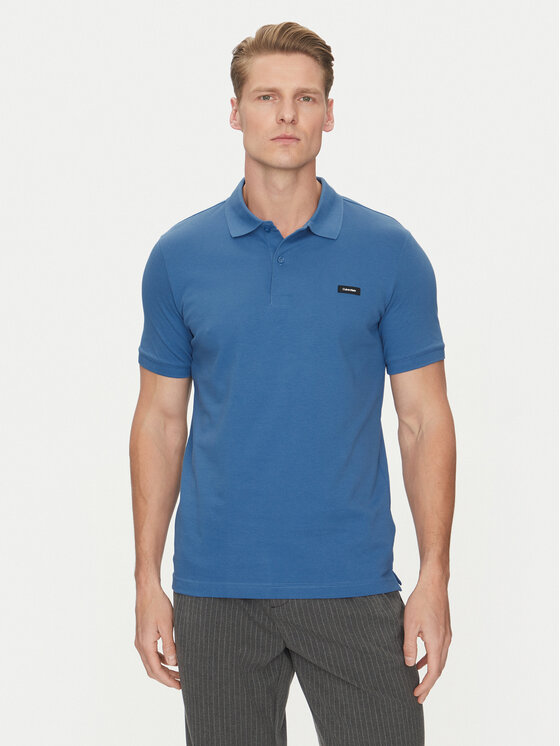 Calvin Klein Calvin Klein Polo K10K111196 Blu Slim Fit