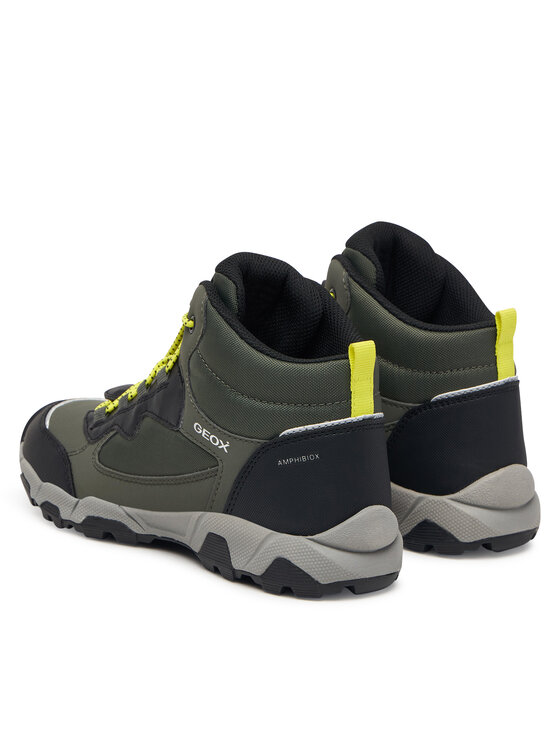 Geox Trzewiki Geox J Magnetar Boy B Abx J463ZC 050FU C0914 D Zielony ciemny