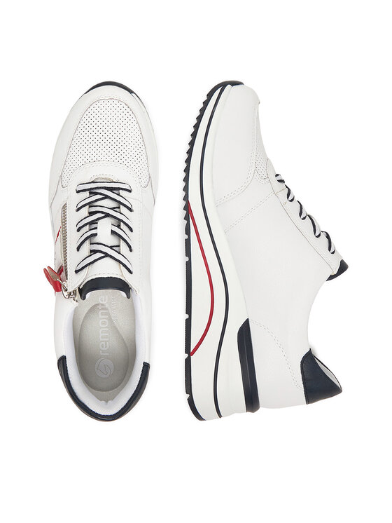 Remonte Sneakersy Remonte D0T04-81 Biały