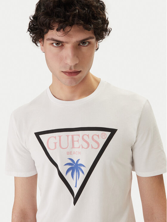Guess Guess Футболка F6GI09 J1314 Білий Slim Fit