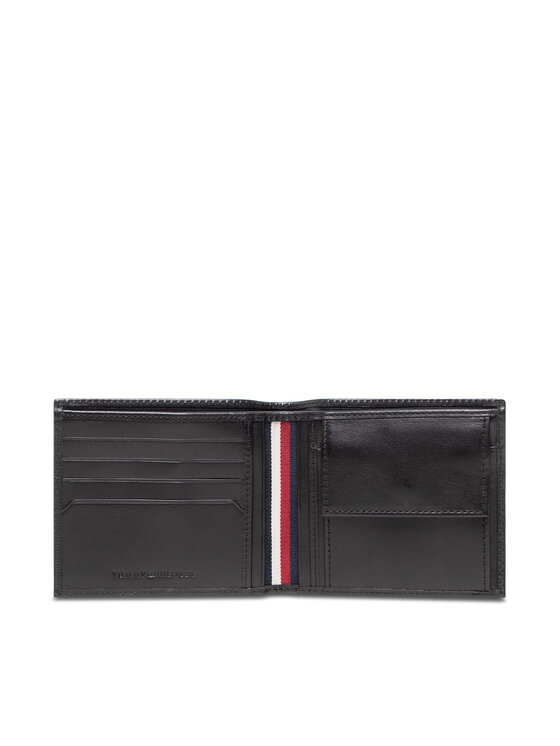 Tommy Hilfiger Portofel Tommy Hilfiger Casual Leather Cc And Coin AM0AM07814 Negru