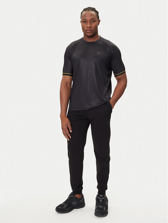 EA7 Emporio Armani EA7 Emporio Armani Футболка 7M000619 AF16723 UC001 Чорний Regular Fit