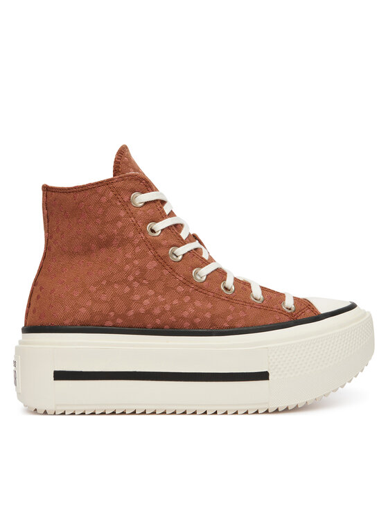 Converse Кеди Converse Chuck Taylor All Star Lift Double Stack Platform Deer A17883C Коричневий