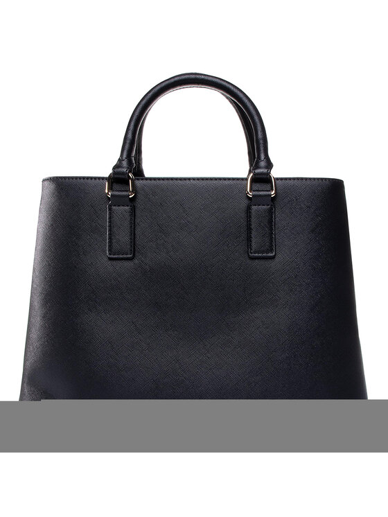 Trussardi Ročna torba Trussardi Mosca Tote Md 75B00967 Črna
