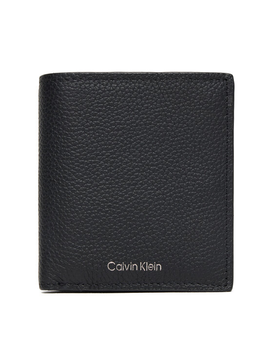 Calvin Klein Peněženka Calvin Klein Foil Emboss Slim Trifold W Card LV04D1063G Černá