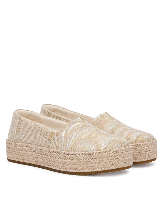Toms Еспадрильї Toms Valencia 10023059 Бежевий