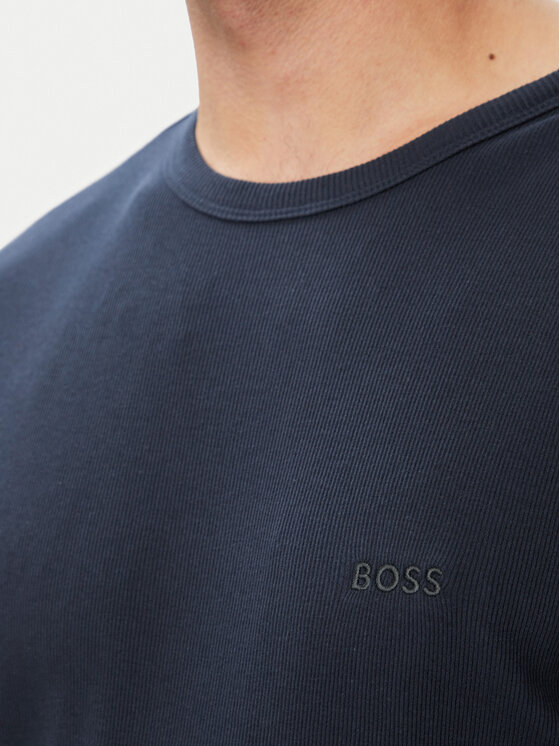 BOSS BOSS Camiseta Rn 2P Rib 50563886 Azul Slim Fit