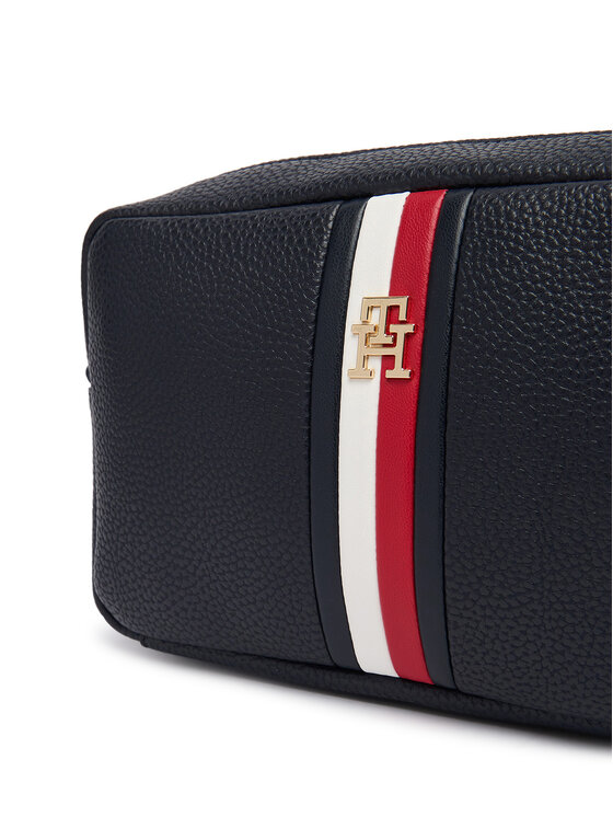 Tommy Hilfiger Geantă Tommy Hilfiger Th Corp Ess Camera Bag AW0AW19333 Bleumarin