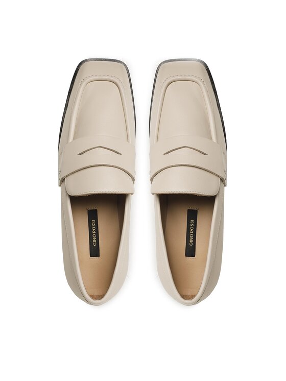 GINO ROSSI Mokasíny GINO ROSSI PENELOPE-01 Béžová