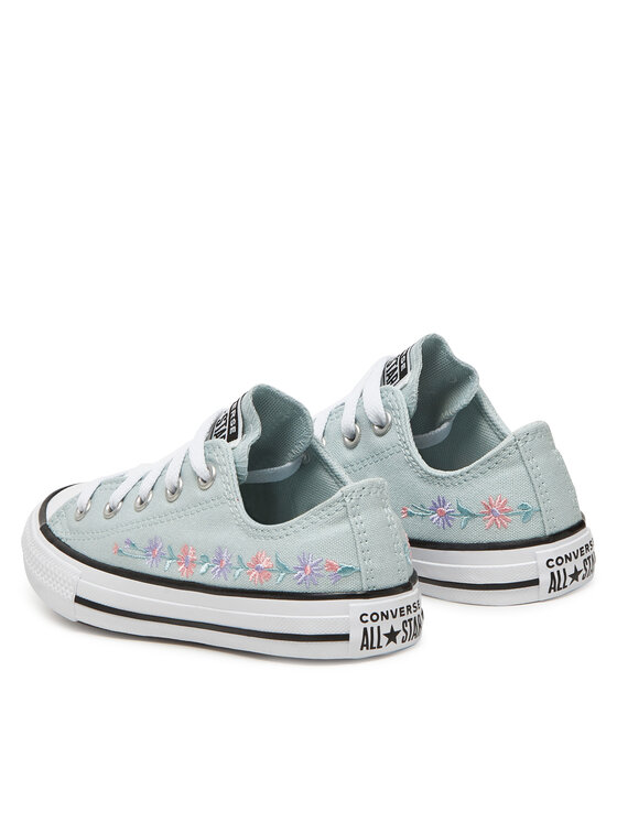 Converse Tenisice Converse Chuck Taylor All Star Florals A11776C Svijetlo plava