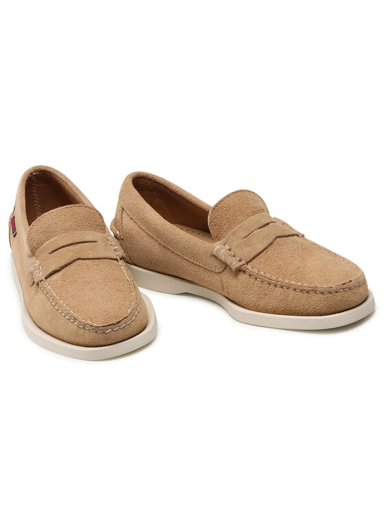 Sebago Mokasíny Sebago Dan Boat Flesh Out 7111MSW Béžová