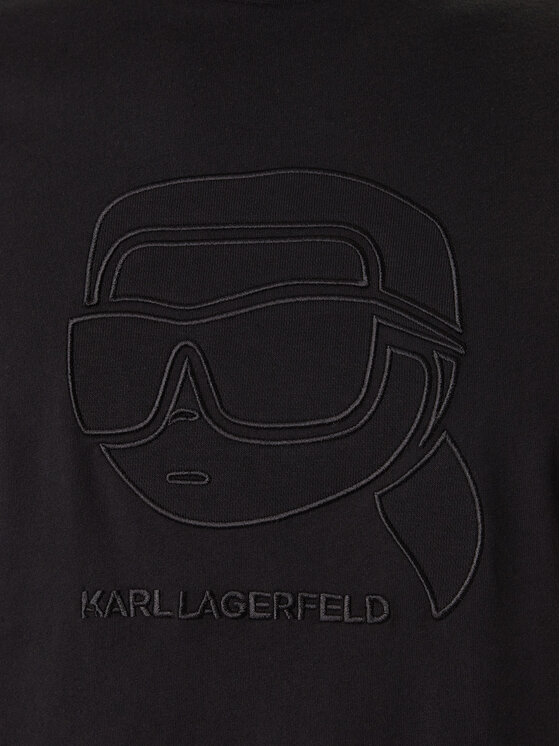 KARL LAGERFELD KARL LAGERFELD Camiseta 755052 561224 Negro Regular Fit