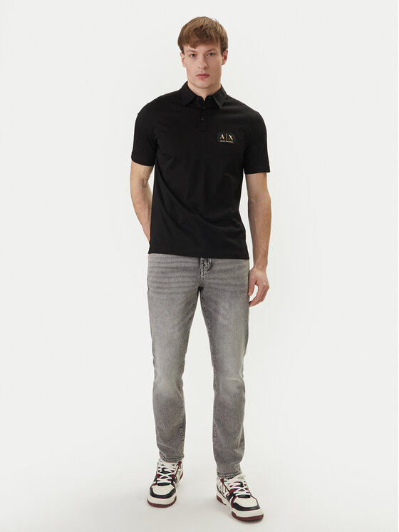 Armani Exchange Armani Exchange Polo XM002232 AF10364 UC001 Negro Regular Fit