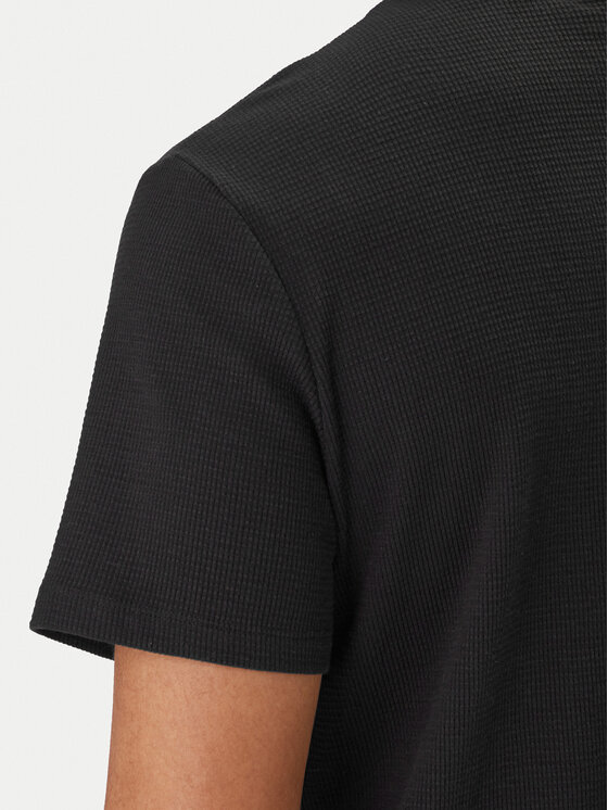 Calvin Klein Jeans Calvin Klein Jeans Camiseta Waffle Badge LV04RD008G Negro Regular Fit