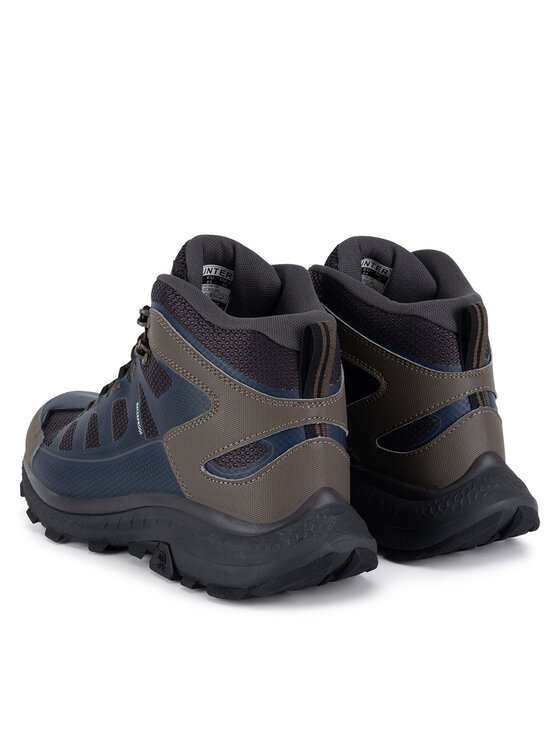 Hunter Trekingová obuv Hunter PEAK RT MID WP Tmavomodrá
