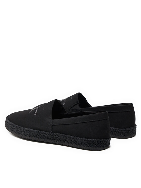Calvin Klein Jeans Espadryle Calvin Klein Jeans Espadrille Slipon Ml YM0YM00935 Czarny