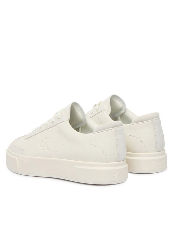Calvin Klein Sneakers Calvin Klein Basket Cupsole Lup Wt Lth HM0HM02133 Bianco