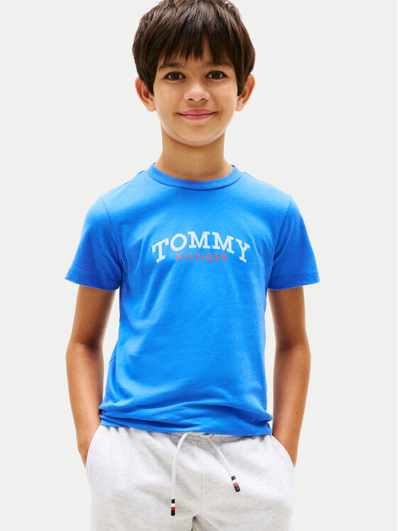 Tommy Hilfiger Tommy Hilfiger Camiseta KB0KB10290 Azul Regular Fit