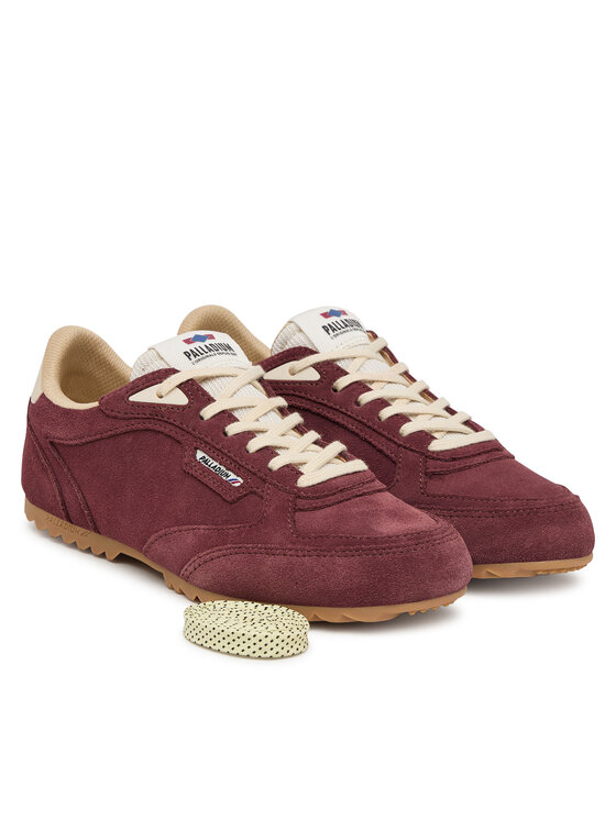 Palladium Sneakersy Palladium Pallaracer Suede 94995-601-M Bordó
