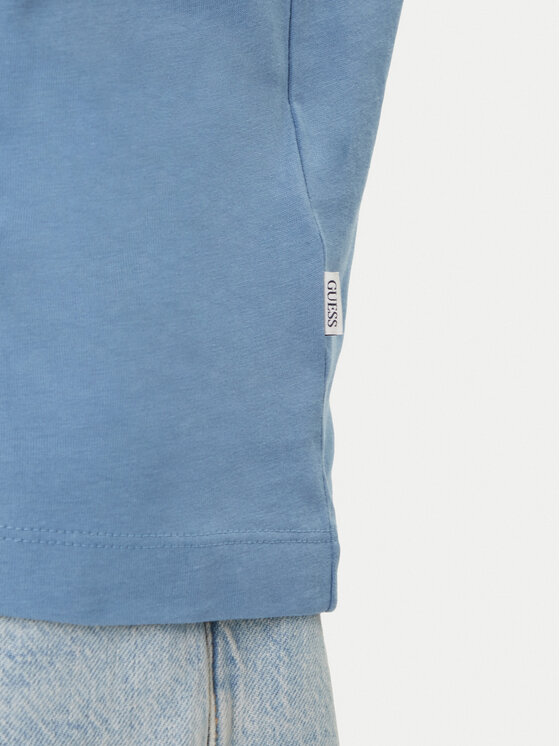 Guess Jeans Guess Jeans T-Shirt M6GIC0 K8HM0 Μπλε Regular Fit