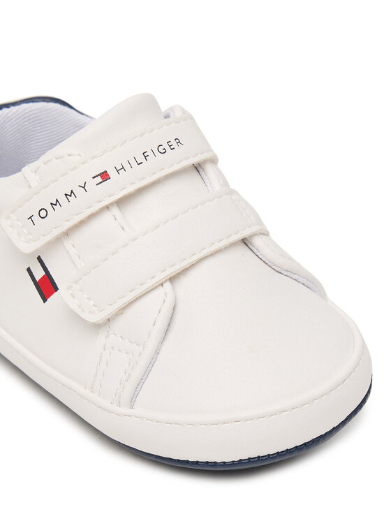 Tommy Hilfiger Tenisice Tommy Hilfiger Low Cut Velcro T0B9-34328-1582 Bijela