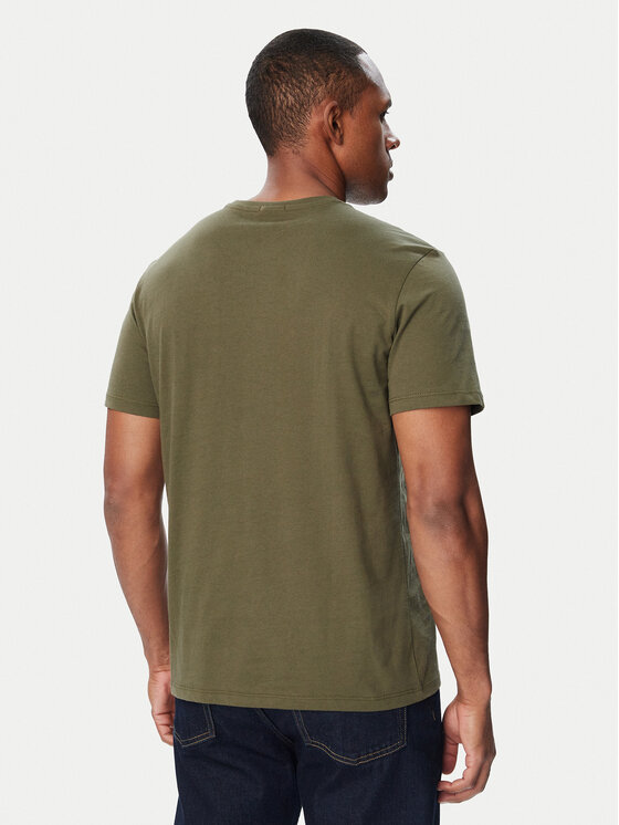 Calvin Klein Calvin Klein Camiseta LV04LC255G Caqui Regular Fit