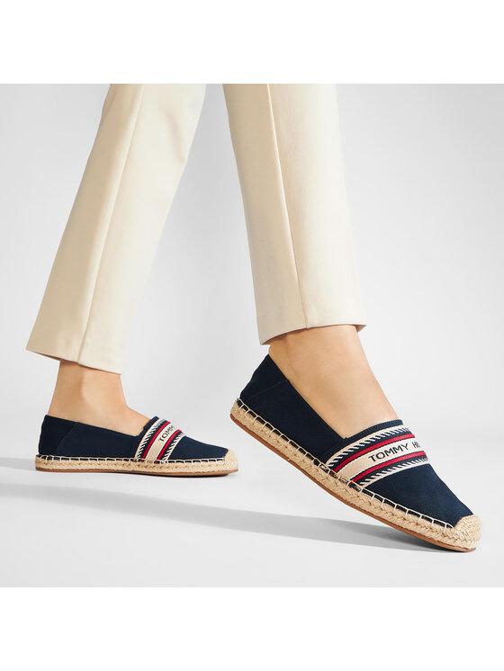 Tommy Hilfiger Espadrilles Tommy Hilfiger Th Artisanal Espadrille FW0FW05779 Sötétkék