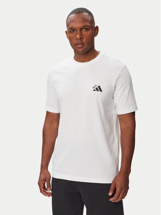 adidas adidas Футболка Sushi Graphic KT9706 Білий Regular Fit