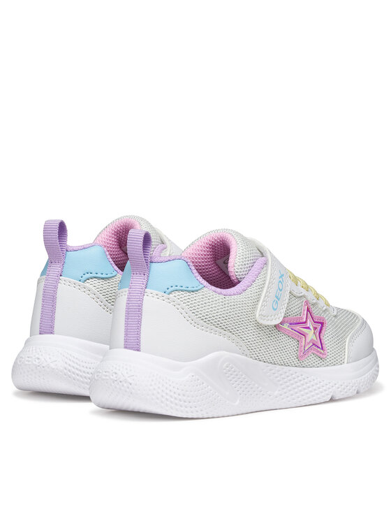 Geox Laisvalaikio batai Geox J Sprintye Girl J55FWA 0AS54 C0653 D Balta