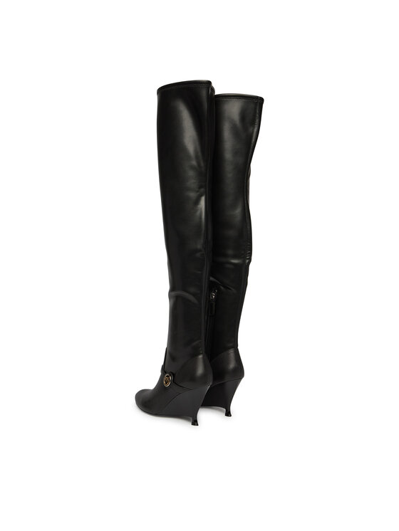 PINKO Kozaki PINKO Gwen 07 SD0647E028 Czarny