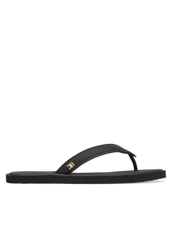 Tommy Hilfiger Čības uz pirksta Tommy Hilfiger Scandi FW0FW09206 Melns