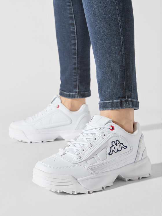 Kappa Sneakersy Kappa 242782 Bílá