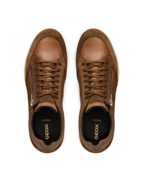 Geox Sneakersy Geox U Renan U564GA 022FF C6003 Brązowy