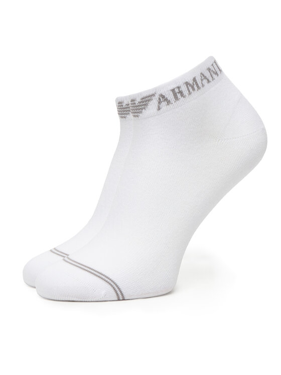 Emporio Armani Underwear Krátke ponožky Emporio Armani Underwear EW000584 AF20515 M0172 Biela