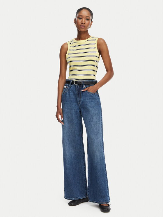 Tommy Hilfiger Tommy Hilfiger Top WW0WW50025 Amarillo Regular Fit