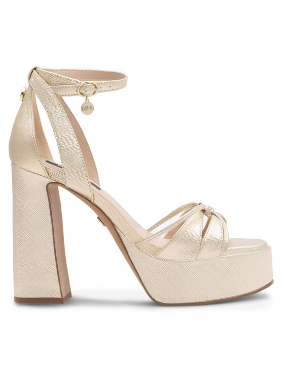 Nine West Basutės Nine West AAHIDA ZL23002CC Auksinė