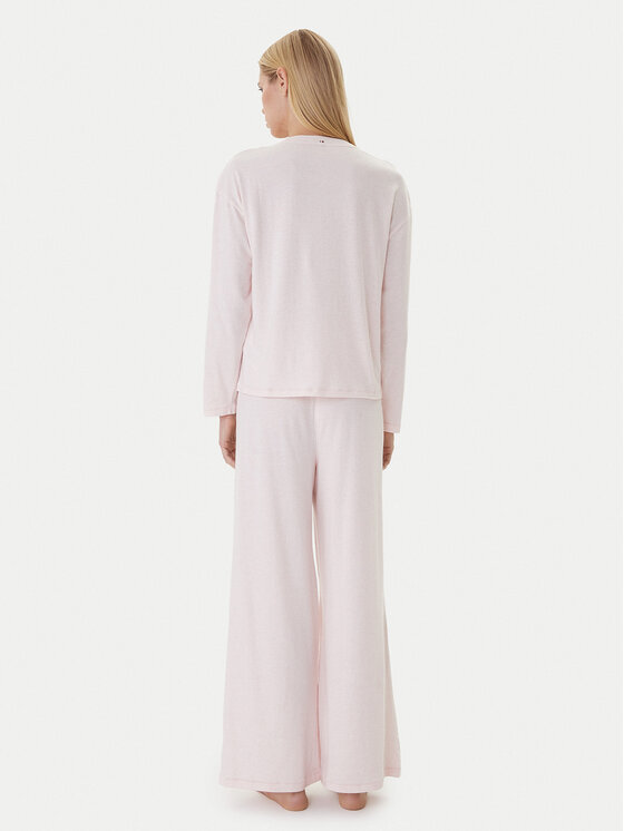 Tommy Hilfiger Tommy Hilfiger Pijama UW0UW06077 Rosa Relaxed Fit