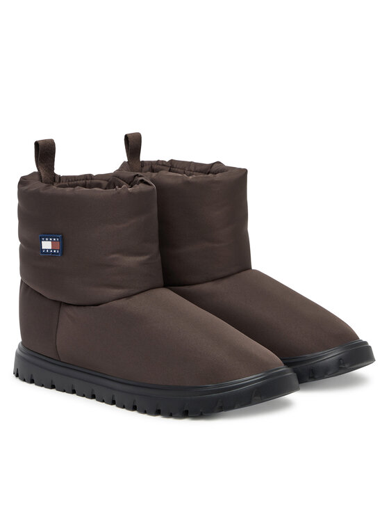 Tommy Jeans Апрески Tommy Jeans Tjw Snow Boot EN0EN02823 Кафяв